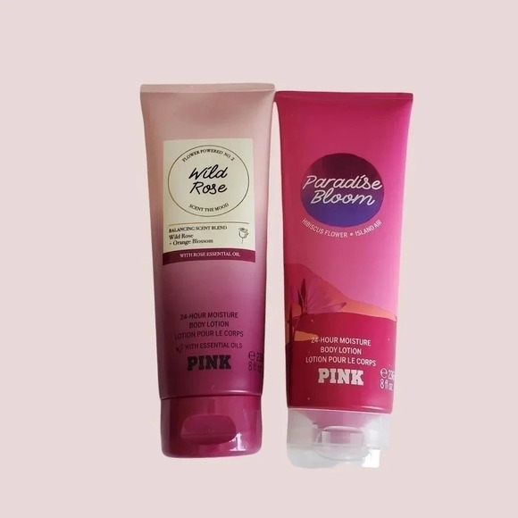 Pink gift set 2 body lotion& 2 thongs size XS cakhi& pink color - Picture 4 of 9